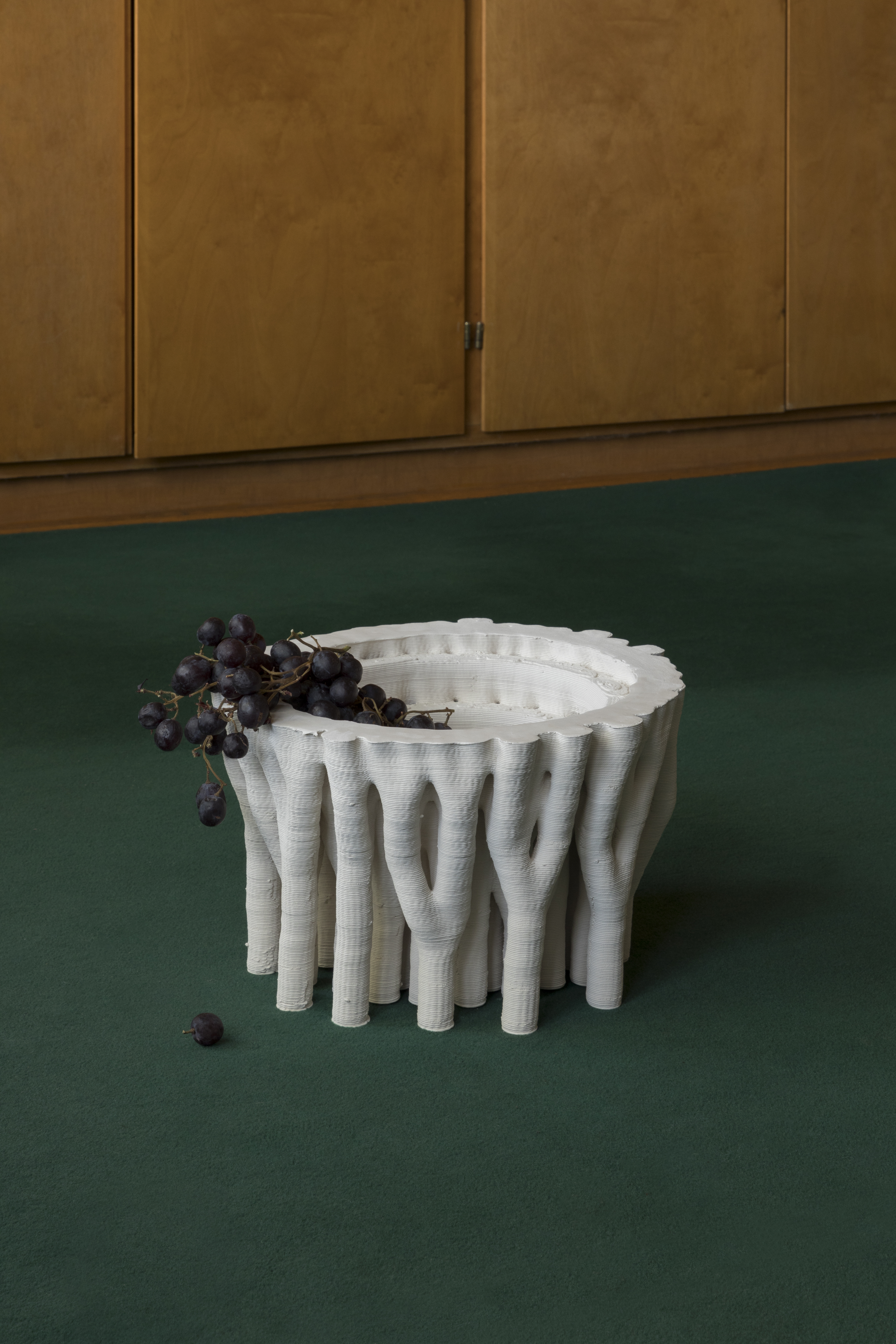 Lisa Ertel, *Babel Bowl*, 3D printed Ceramics, 40×40×20cm