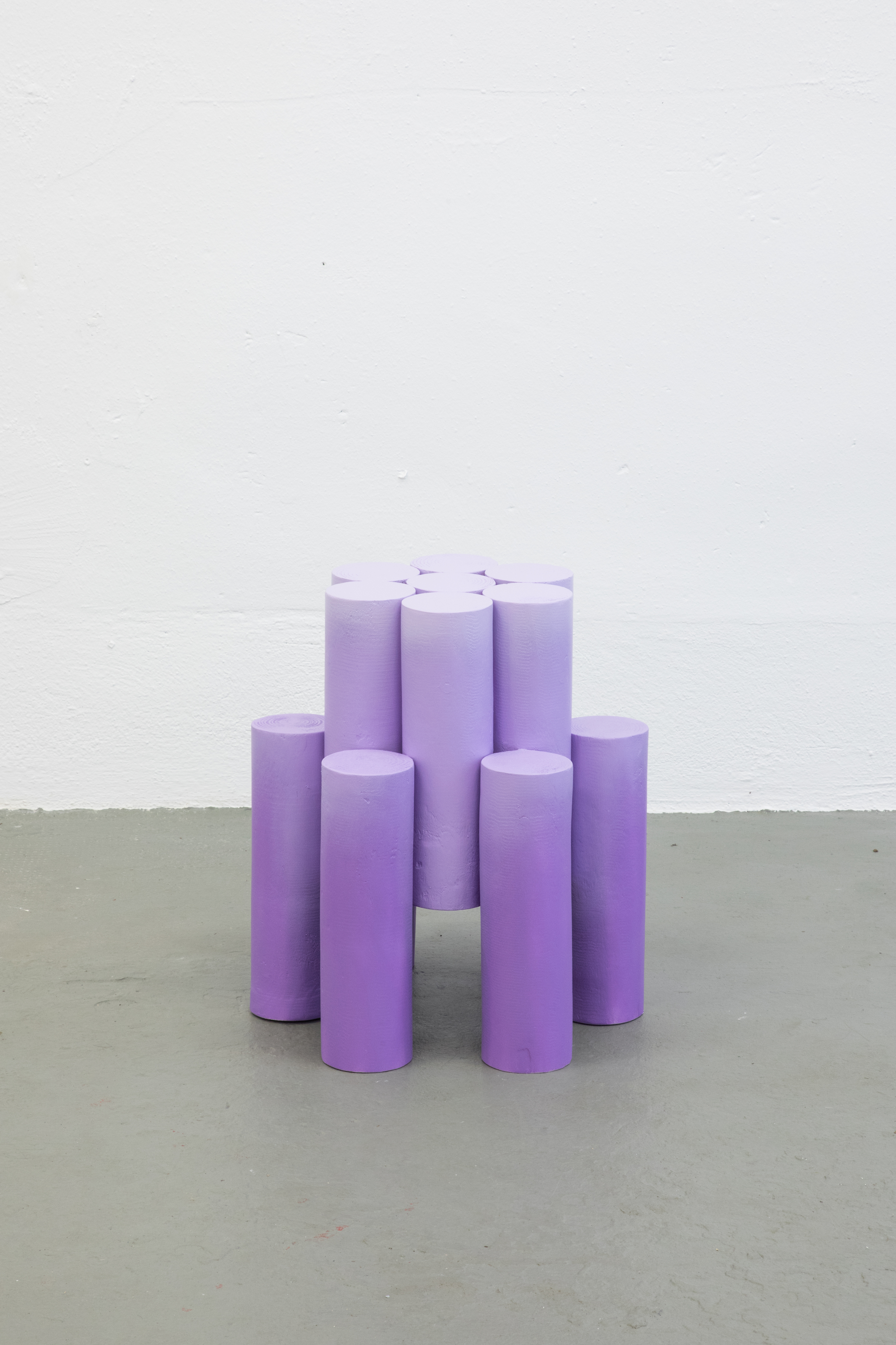 Oliver-Selim Boualam, *Rollo*, painted wood